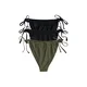 The Set Bikini hlačke kaki / črna