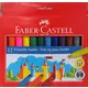 Flomasteri Jumbo Fibre - 12 boja (flomasteri Faber Castell)