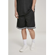 Premium Stripes mesh shorts black