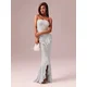 Embody Ženska haljina Emily Tint Bandeau, Svetloplava