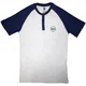The Beatles Mini Drum Logo (3 Button Collar) Raglan Grey & Navy Blue L Majica