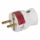 50188 VTIČNICA 2P+E/16A/230V MAX. 3680W KOTNA BELA LE050188