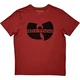 Wu-Tang Clan Logo Red M Majica