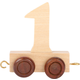 Vagon drvene pruge - prirodni broj - broj 1