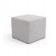 SP Tabure za noge kvadraten pleten 40x40x40 cm siv BS