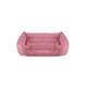 Paws & Whiskers Krevet za ljubimce Kare, 60 × 45 × 15 cm, Roze