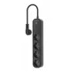 GEMBIRD TSL-PS-S4U-01 Gembird pametni produzni kabl sa USB punjenjem, 4 uticnice, 1,5m crni