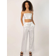 Jaded Rose Ženske pantalone Lilo, Bele