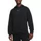 NIKE Sportska sweater majica Pro, crna / siva