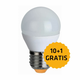 Led sijalke Basis bučka 5,5 W E27 A40-paket 10+1 gratis (toplo bela svetloba)