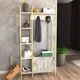 Hanah Home Cipelarnik 90x175x35cm Belo-Zlatni