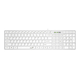 GENIUS Genius Slimstar 126 USB bela tipkovnica, (20590866)