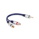 shumee Adapter 3,5 mm stereo vtič - 2x RCA cinch vtičnica vitalco (A1)