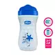 CHICCO Sijajni termo lonček s trdo posodo za pijačo 266 ml, modri 14m+