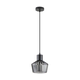 Zuma Line A8079-BK - luster na sajli DOLIA 1xE27/40W/230V, prečnika 18 cm, crne boje