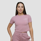 GymBeam Ženska majica Agile Cropped Woodrose
