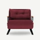 Atelier del Sofa Sando Single Fotelja na razvlačenje, Bordo