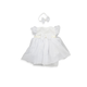 Magic Baby haljina za krštenje Bow - Bijela