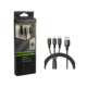 FINISH LINE DATA PODATKOVNI IN POLNILNI KABEL MICRO USB-MINI USB-TIP C-I PHONE 1,2M 2A 3V1