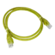 Patch kabel U/UTP kategorije 6 PVC 1,0 m rumene barve ALANTEC