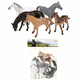 Set figurica Toi Toys Animal World - Deluxe, Divlji konji, 5 komada