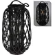 ProGarden Svetilka KO-438002030 Candle lantern woven willow 50 cm black