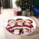 Conceptum Hypnose Tepih Woobtny0510, 60 x 60cm, Beli