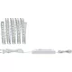 Paulmann LED-trakovi-osnovni komplet z vtičem 24 V 150 cm toplo-bele barve Paulmann MaxLED 1000 70672