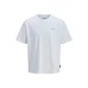 JACK & JONES Majica JJEArchive modra / bela