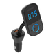 LDNIO FM oddajnik LDNIO C705Q z Bluetoothom, 2x USB + USB-C (črn), (20773836)