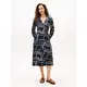 TOMMY HILFIGER Dolga srajca temno modra/off-bela