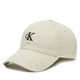 Calvin Klein Jeans Kapa s šiltom Embroidered Monogram Cap LV04K5024G Bela