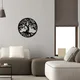 Wallity Zidna dekoracija Tree, 60x60 cm, 1.2mm, Crna