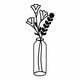 WALLXPERT Zidna dekoracija Flower 6
