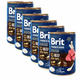 Konzervirana hrana Brit premium by Nature Beef & Tripe 6x400 g