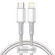 USB-C v Lightning pleten kabel Baseus Smart s PD 20W polnjenjem - 2m - bel
