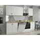 STOLARZ LEMPERT kuhinjski set Retro 111 (250x52cm, medijapan, laminirani iveral), bijeli