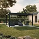 Bioklimatska pergola Ancora Samostoječa, 4 x 5 m, Antracit, Električni
