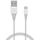 Swissten podatkovni kabel USB / micro USB 1,5 M bel (6,5 mm)