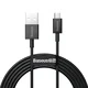 BASEUS Kabel Superior USB-A – micro USB 2A, 2 m – črn