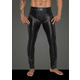 Noir Handmade H059 Mens Powerwetlook Long Pants with Inserts and Pockets Made of 3D Net L