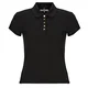 Tommy Hilfiger Polo majica Gold Button WW0WW45768 Črna Slim Fit