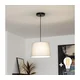 Brilagi - LED luster na sajli CERIA 1xE27/40W/230V prečnik 30 cm siva