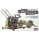 Tamiya maketa-miniatura Nemški 20 mm Flakvierling 38 z Sd.Ah.52 • maketa-miniatura 1:35 artilerija • Level 2