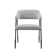 Trpezarijska stolica 2208 Srebrna /Crne metalne noge 550x575x770 mm ( 775-463 )