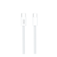 XO NB-Q260B Tip C na Tip C kabl – beli pleteni 1.5m 60W