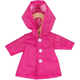 Odjeća za lutke Bigjigs - Ružičasta kabanica, 25 cm