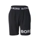 BJÖRN BORG Športne hlače črna/bela