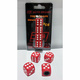 CAR 888 ACCESSORIES Kapice Ventila Crveno-Bele Kockice 4kom