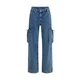 KARL LAGERFELD JEANS Kargo kavbojke temno modra